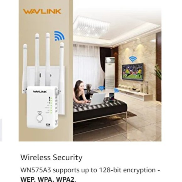 WiFi Range Extender - Signal Booster - Repeater w/ Ethernet Port - Dual Band - Picture 14 of 15